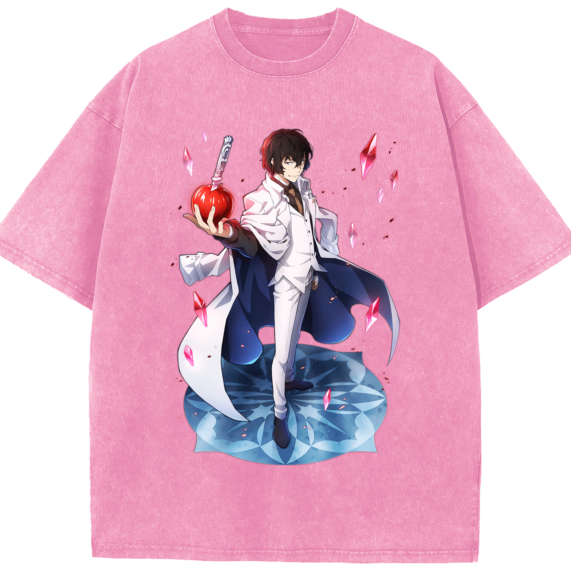 （画像用） 文豪ストレイドッグス Bungo Stray Dogs 綿100% ヴィンテージ風 半袖Tシャツ（フロントプリント）
